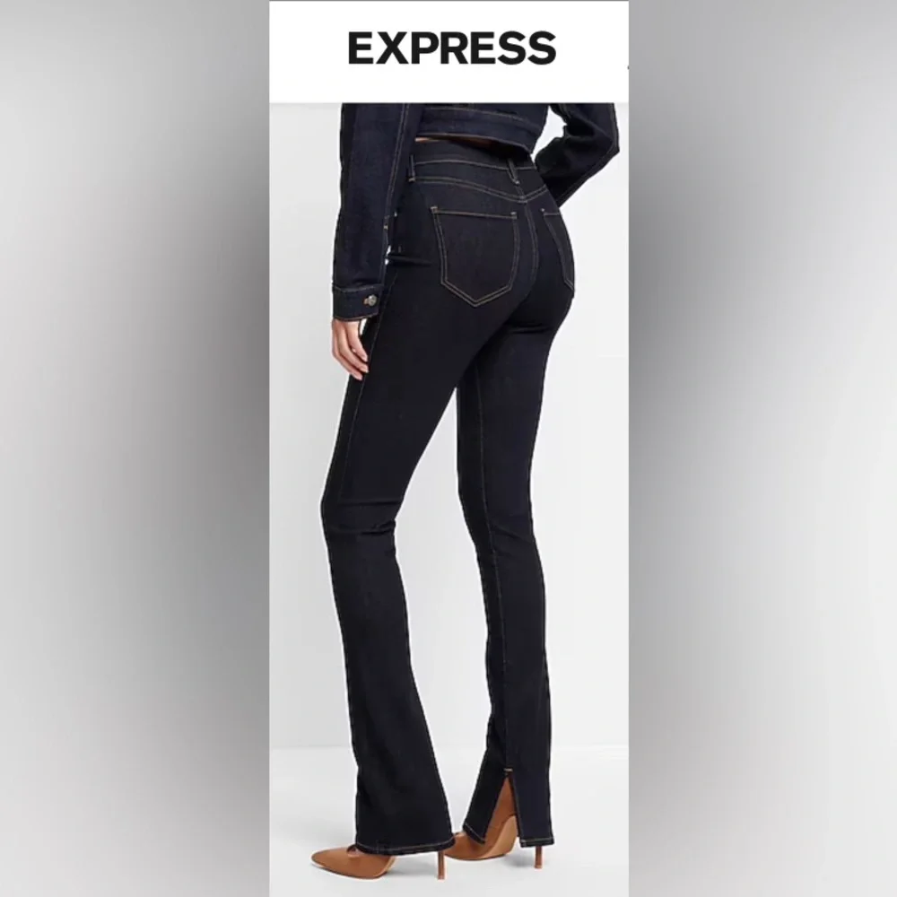NWT Express Mid Rise Rinse Skyscraper Jeans - Picture 5 of 5